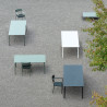 Table basse Outdoor August L.120 cm en aluminium - Vincent Van Duysen - Serax