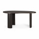 Table bureau BOOMERANG en acajou - Ethnicraft
