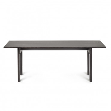 Table en chêne teinté brun Jeanne L.200 cm - Marie Michielssen - Serax