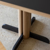 Table rectangulaire en chêne Toucan L.190 cm - Kann Design