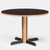 Table ronde en chêne Toucan Ø110 cm - Kann Design
