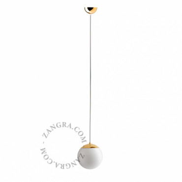 Suspension en verre soufflé Ø20 cm - Zangra