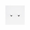 Double Interrupteur Va et Vient / Bouton Poussoir collection "Désir" - Modelec