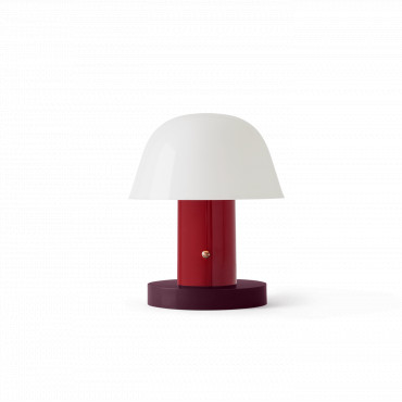 Lampe portable sans fil SETAGO JH27 Maroon & Grape - &Tradition