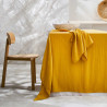 Nappe Mykonos 160*250 cm en voile de coton coloris craie - Haomy