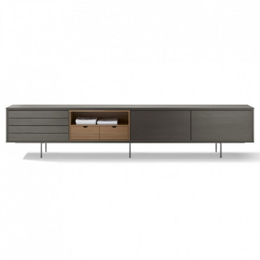 Enfilade / Meuble TV modulable Aura L.260*H.52*P.48 cm - Treku