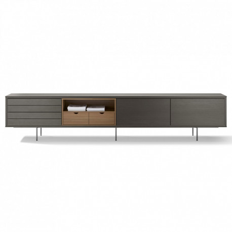 Enfilade / Meuble TV modulable Aura L.260*H.52*P.48 cm - Treku