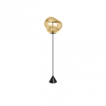 Lampadaire Melt Cone Slim Led intégré Gold H.180 cm - Tom Dixon