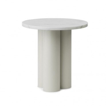 Table d'appoint Dit en marbre blanc Ø.40*H.40 cm - Normann Copenhagen