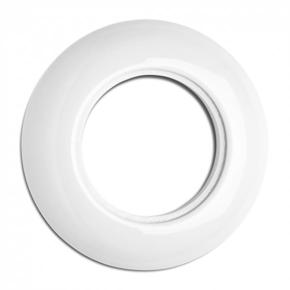 Cache simple en porcelaine rond (encastrable) - THPG