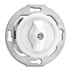 Interrupteur Rotary en porcelaine vendu sans son cache (encastrable) Réf. 186880 - THPG
