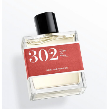 L'Eau de parfum 302 à l'ambre, à l'iris et au bois de santal - Bon Parfumeur