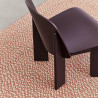 Fauteuil lounge chair Chisel en chêne ou hêtre teinté - Hay