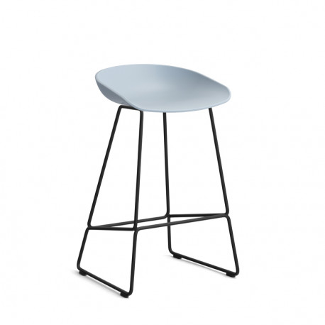 Tabouret haut AAS 38 en polypropylène recyclé - Hay