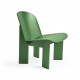 Fauteuil lounge chair CHISEL en chêne ou hêtre teinté - Hay