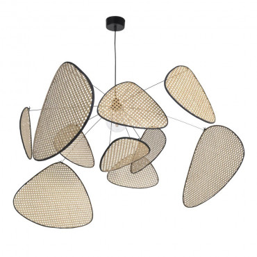 Suspension Screen XL Ø110 cm cannage naturel - Market Set