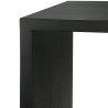 Bureau "U" L.140 cm en chêne teinté noir - Ethnicraft