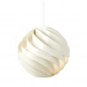 Suspension Turbo Large Ø62 cm Alabaster white glossy - Gubi