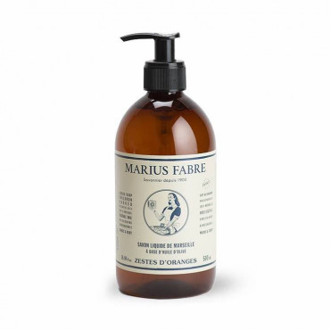 Savon liquide de Marseille zestes d'oranges 500 ml - Marius Fabre