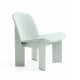 Fauteuil lounge chair CHISEL tapissé strcuture en hêtre ou chêne - HAY