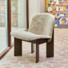 Fauteuil lounge chair Chisel tapissé strcuture en hêtre ou chêne - Hay