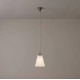 Suspension PLEAT en porcelaine mate et laiton antique - Original BTC