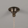 Suspension Pleat en porcelaine mate et laiton antique - Original BTC