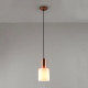 Suspension WALTER 1 verre opale ou anthracite - Original BTC