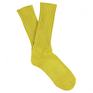 Chaussettes Femme Crew Yellow - Escuyer