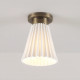 Plafonnier HECTOR PLEAT médium en aluminium ou laiton - Original BTC