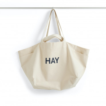 Sac cabas en coton recyclé Weekend naturel - Hay