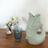 Vase "Poisson" en céramique L.16,5*P.11*H.25,3 cm (Plusieurs coloris disponibles)