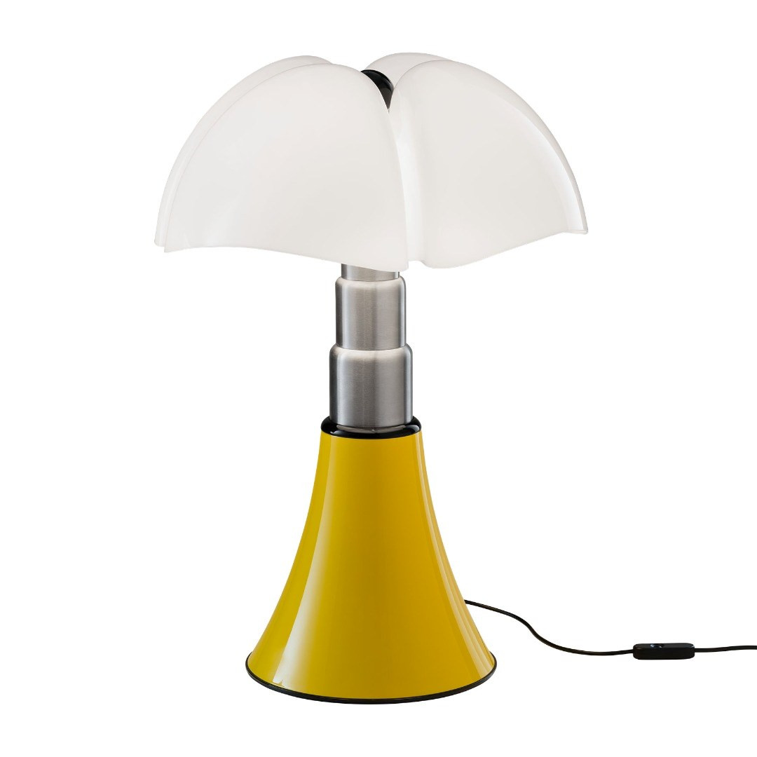 Lampe de table or réglable avec abat-jour bouclé blanc 20 cm
