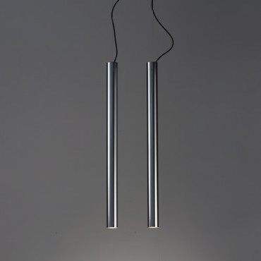 Suspension Koko Uno Ø3*H.50 cm en aluminium - Martinelli Luce