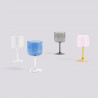 Lot de 2 verres à vin "Tint" Blue and Clear - Hay