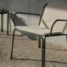 Lot de 2 fauteuils lounge Outdoor Thorvald avec accoudoirs SC101 - &Tradition