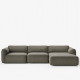 Canapé modulable déhoussable Develius Mellow L.335 cm composition F tissu Barnum 08 - &Tradition
