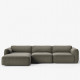 Canapé modulable déhoussable Develius Mellow L.335 cm composition E tissu Barnum 08 - &Tradition