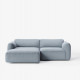 Canapé modulable déhoussable Develius Mellow L.238 cm composition C tissu Cifrado 741 - &Tradition