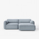 Canapé modulable déhoussable Develius Mellow L.238 cm composition B tissu Cifrado 741 - &Tradition