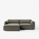 Canapé modulable déhoussable Develius Mellow L.238 cm composition C tissu Barnum 08 - &Tradition