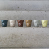 Lot de 6 gobelets à espresso en céramique Ø6,5 cm collection Froissés - Revol