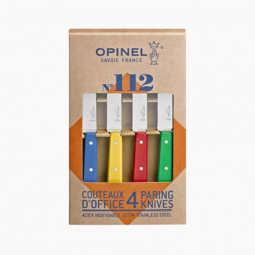 Coffret de 4 couteaux N°112 couleurs classiques - Opinel