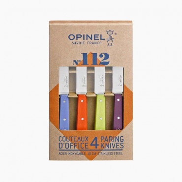 Coffret de 4 couteaux N°112 couleurs acidulées - Opinel