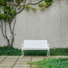 Banc outdoor avec accoudoirs Crate L.132 cm - Gerrit Rietveld - Hay