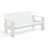 Banc lounge outdoor avec accoudoirs Crate L.134,5 cm - Gerrit Rietveld - Hay