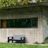 Banc lounge outdoor avec accoudoirs Crate L.134,5 cm - Gerrit Rietveld - Hay