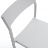 Chaise indoor / outdoor Type en aluminium silver grey - Hay