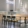 Chaise 118 hêtre teinté noir - Thonet