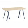 Table rectangulaire Loop Stand L.160 cm avec renfort en métal - Hay